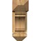 Ekena Millwork Olympic Arts and Crafts Rough Sawn Bracket w/ Offset Brace, Western Red Cedar, 6"W x 16"D x 16"H BKT0604X16X16OLY03RWR - alternate 3